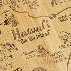 Destination Hawaii Serving And Cutting Board, Includes Hang Tie For Wall Display 5 Destination Hawaii Serving And Cutting Board, Includes Hang Tie For Wall Display -Peugeot Shop 61SNBkIC63L