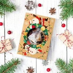 Christmas Cookie Boxes - Bulk 12 Pack Kraft - Large Holiday Christmas Cookie Tins With Lids, Bakery Christmas Treat Boxes, Candy And Cookie Boxes For Gift Giving - Food Packaging Containers -Peugeot Shop 61SZzRgpMaL