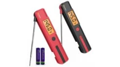 Meat Thermometers For Cooking, Kitchen Thermometer Digital, Food Temperature Thermometer With Backlit For Cooking Food, BBQ Grill, Liquids,Beef (RED) 12 Meat Thermometers For Cooking, Kitchen Thermometer Digital, Food Temperature Thermometer With Backlit For Cooking Food, BBQ Grill, Liquids,Beef (RED) -Peugeot Shop 61StekZyqOL