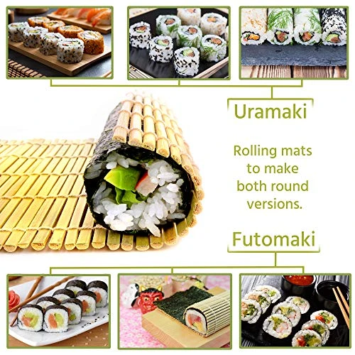 Sushi And Maki Making Kit - With Sushi Rolling Mat, Bamboo Maki Mold And Japanese Sauce Tray. Plus Chopsticks And Spreader Paddles. The Set For Sushi Lovers. 3 Sushi And Maki Making Kit - With Sushi Rolling Mat, Bamboo Maki Mold And Japanese Sauce Tray. Plus Chopsticks And Spreader Paddles. The Set For Sushi Lovers. - Image 3