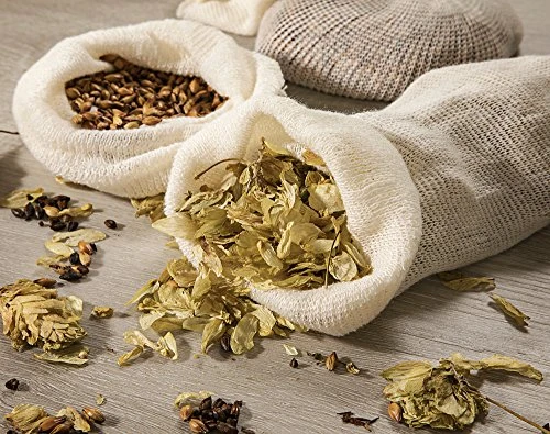 Hops And Grain Muslin Steeping Bag - Cotton Mills Beer Brewing Bags 14" (100 Count) - Microbrew, Homebrew Filtering Accessories - Boiling Bags For Tea, Cooking, Nut Milk, Soups - Hop And Grains Socks 6 Hops And Grain Muslin Steeping Bag - Cotton Mills Beer Brewing Bags 14" (100 Count) - Microbrew, Homebrew Filtering Accessories - Boiling Bags For Tea, Cooking, Nut Milk, Soups - Hop And Grains Socks - Image 6
