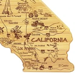 Totally Bamboo Destination California State Shaped Serving And Cutting Board, Includes Hang Tie For Wall Display 9 Totally Bamboo Destination California State Shaped Serving And Cutting Board, Includes Hang Tie For Wall Display -Peugeot Shop 61YaWSH8aVS