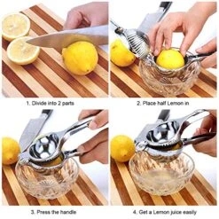 Emon Lime Squeezer Manual Citrus Press Juicer… -Peugeot Shop 61YvHO0635L