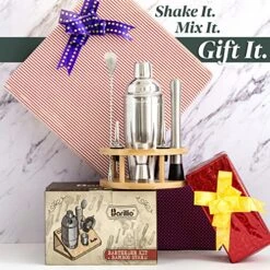 Mixology Bartender Kit Cocktail Shaker Set By Barillio: Drink Mixer Set With Bar Tools, Bamboo Stand Cocktail Mixer Mixing Spoon Mojito Muddler Jigger Liquor Pourers Recipes Booklet 9 Mixology Bartender Kit Cocktail Shaker Set By Barillio: Drink Mixer Set With Bar Tools, Bamboo Stand Cocktail Mixer Mixing Spoon Mojito Muddler Jigger Liquor Pourers Recipes Booklet -Peugeot Shop 61ZGET6gFIL