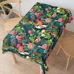 Tablecloth, Original Design Hand Drawing Art Print Table Cloth, Washable Water Resistance Microfiber Decorative Rectangle Table Cover (Tape 8, 60"x84") -Peugeot Shop 61ZTZc0VKtL. AC 1