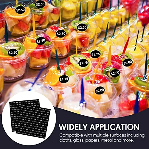 6 Sheets Vending Machine Price Labels Soda Snack $1.00 $1.25 $1.50 $1.75 $2.00 $2.50 Vending Machine Labels Stickers For Business (Black) 4 6 Sheets Vending Machine Price Labels Soda Snack $1.00 $1.25 $1.50 $1.75 $2.00 $2.50 Vending Machine Labels Stickers For Business (Black) - Image 4