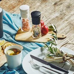 Kyocera Salt And Pepper Mill With Adjustable Advanced Ceramic Grinding Mechanism, Grinder For All Spices And Herbs-Colors Vary -Peugeot Shop 61b3R1xGeiL