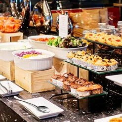 Erving Spoons X 3, Slotted Spoons X 3, AOOSY 8.7 Inches Utility Advanced Performance Skimmer Perforated, 8 3/4" Stainless Steel Serving Spoons Set For Buffet Can Banquet Cooking Kitchen Basics -Peugeot Shop 61ca0ZY6NVL