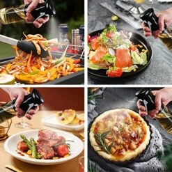 Oil Sprayer For Cooking, Olive Oil Sprayer Mister, 200ml Glass Oil Spray Bottle, Kitchen Gadgets Accessories For Air Fryer,Canola Oil Spritzer, Widely Used For Salad Making,Baking Frying, BBQ -Peugeot Shop 61dY2AWSzZL