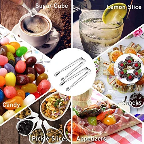 Spreader Knife Set,6-Piece Cheese And Butter Spreader Knives,Mini Serving Tongs,Stainless Steel Multipurpose Butter Knives 3 Spreader Knife Set,6-Piece Cheese And Butter Spreader Knives,Mini Serving Tongs,Stainless Steel Multipurpose Butter Knives - Image 3