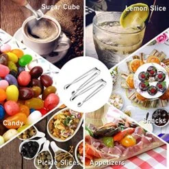 Spreader Knife Set,6-Piece Cheese And Butter Spreader Knives,Mini Serving Tongs,Stainless Steel Multipurpose Butter Knives (Silver) 14 Spreader Knife Set,6-Piece Cheese And Butter Spreader Knives,Mini Serving Tongs,Stainless Steel Multipurpose Butter Knives (Silver) -Peugeot Shop 61dupQwZsjL