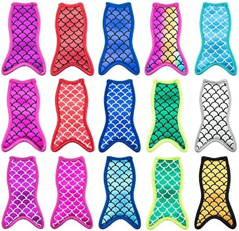 15 Pieces Reusable Popsicle Holders Popsicle Bags Freezer Ice Pop Sleeves Antifreezing Ice Pop Holders, White Fish Style 7 15 Pieces Reusable Popsicle Holders Popsicle Bags Freezer Ice Pop Sleeves Antifreezing Ice Pop Holders, White Fish Style - Image 7