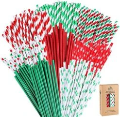 200 Pieces Christmas Foil Paper Straws Red Green White Stripe And Dots Christmas Tree Snowflake Biodegradable Drinking Straws For Christmas Party Supplies, 8 Style 13 200 Pieces Christmas Foil Paper Straws Red Green White Stripe And Dots Christmas Tree Snowflake Biodegradable Drinking Straws For Christmas Party Supplies, 8 Style -Peugeot Shop 61jGuDmpPL. AC