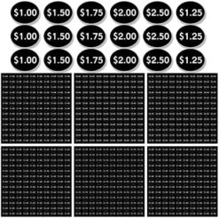 6 Sheets Vending Machine Price Labels Soda Snack $1.00 $1.25 $1.50 $1.75 $2.00 $2.50 Vending Machine Labels Stickers For Business (Black) 10 6 Sheets Vending Machine Price Labels Soda Snack $1.00 $1.25 $1.50 $1.75 $2.00 $2.50 Vending Machine Labels Stickers For Business (Black) -Peugeot Shop 61kvgTCgL. AC