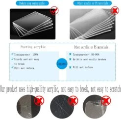 2 Stand Black Knife Display Stand Arcylic (9.8×3.8 In),Fold -Peugeot Shop 61mpjH1sDSL