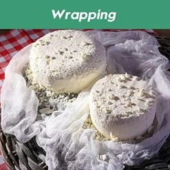 Cheesecloth, Grade 90, 100% Unbleached Cotton Fabric, Ultra Fine Muslin For Cheese Making, Cooking, Baking, Strainer, Suit For Professional & Household Cheesecloth Roll, Cheesecloth Bulk -Peugeot Shop 61psRXxBoiS