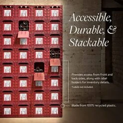 3-Pack Weinbox Crates Wine Storage | Stores Up To 36 Bottles | Color: Burgundy 13 3-Pack Weinbox Crates Wine Storage | Stores Up To 36 Bottles | Color: Burgundy -Peugeot Shop 61r7Ej7O0PL