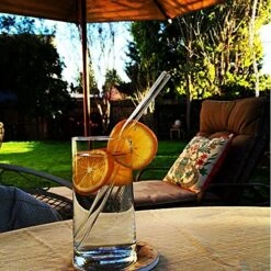 Glass Smoothie Straws, Reusable Clear Bent 9 In X 10 Mm Drinking Straws, Set Of 4 With Cleaning Brush 13 Glass Smoothie Straws, Reusable Clear Bent 9 In X 10 Mm Drinking Straws, Set Of 4 With Cleaning Brush -Peugeot Shop 61sLRdG4xpL