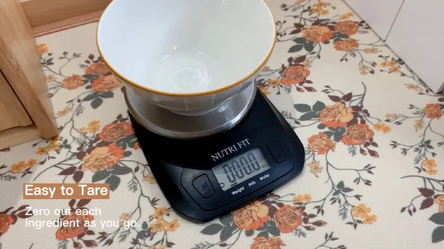 Digital Food Scale Small Kitchen Scales Weight In Grams And OZ For Cooking Baking Weight Loss, Stainless Steel Tare & Backlit LCD Display, Black 6 Digital Food Scale Small Kitchen Scales Weight In Grams And OZ For Cooking Baking Weight Loss, Stainless Steel Tare & Backlit LCD Display, Black - Image 6