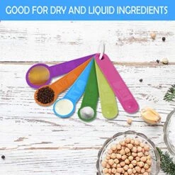 Plastic Measuring Cups And Spoons Set 14 Piece. Includes 11 Colorful Measuring Cups And Spoons Set And 3 Plastic Liquid Measuring Cups. Nesting Measuring Set For Space Saving Storage. Dishwasher-Safe 7 Plastic Measuring Cups And Spoons Set 14 Piece. Includes 11 Colorful Measuring Cups And Spoons Set And 3 Plastic Liquid Measuring Cups. Nesting Measuring Set For Space Saving Storage. Dishwasher-Safe -Peugeot Shop 61xAqR8dcBL