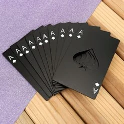 Bottle Opener, Yoption 10Pcs Stainless Steel Credit Card Size Beer Bottle Opener Cap For Wedding Party Groomsmen Bridesmaid Gifts