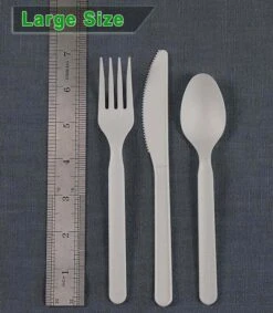 Greenworks Compostable Forks,100 Count 7" Heavyweight Biodegradable Disposable Cutlery Fork -Peugeot Shop 71CwCYiEITL