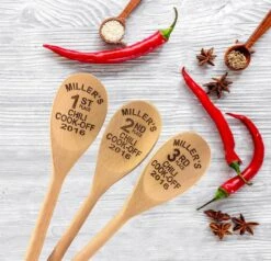 Ustom Engraved 14in Chili Cook Off Wood Spoon Prizes (Set Of 3) -Peugeot Shop 71h4UF5rZfL