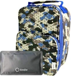 Dinosaur Lunch Box With For Boys With Ice Pack, Insulated Bag For Toddlers Kids Girls Baby Boy Daycare Pre-School Kindergarten, Container Boxes For Small Kid Snacks Lunches, BPA Free, Blue Orange Dino -Peugeot Shop 71ns7hnXjL. AC