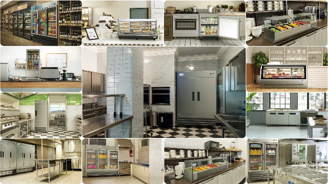 - MDR-2GD-35C 45" Commercial Glass 2 Door Display Refrigerator Merchandiser - Upright Beverage Cooler With LED Lighting - 35 Cu. Ft, Black 4 - MDR-2GD-35C 45" Commercial Glass 2 Door Display Refrigerator Merchandiser - Upright Beverage Cooler With LED Lighting - 35 Cu. Ft, Black - Image 4