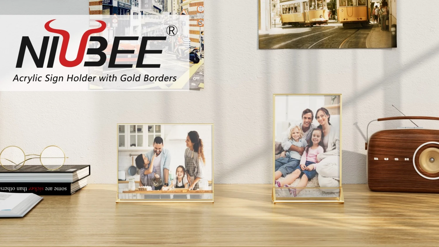 12Pack 5 X 7 Clear Acrylic Wedding Table Number Holder Stands With Gold Borders, Double Sided Gold Picture Frames Sign Holder For Restaurant Table Menu Recipe Cards Photo Display 4 12Pack 5 X 7 Clear Acrylic Wedding Table Number Holder Stands With Gold Borders, Double Sided Gold Picture Frames Sign Holder For Restaurant Table Menu Recipe Cards Photo Display - Image 4