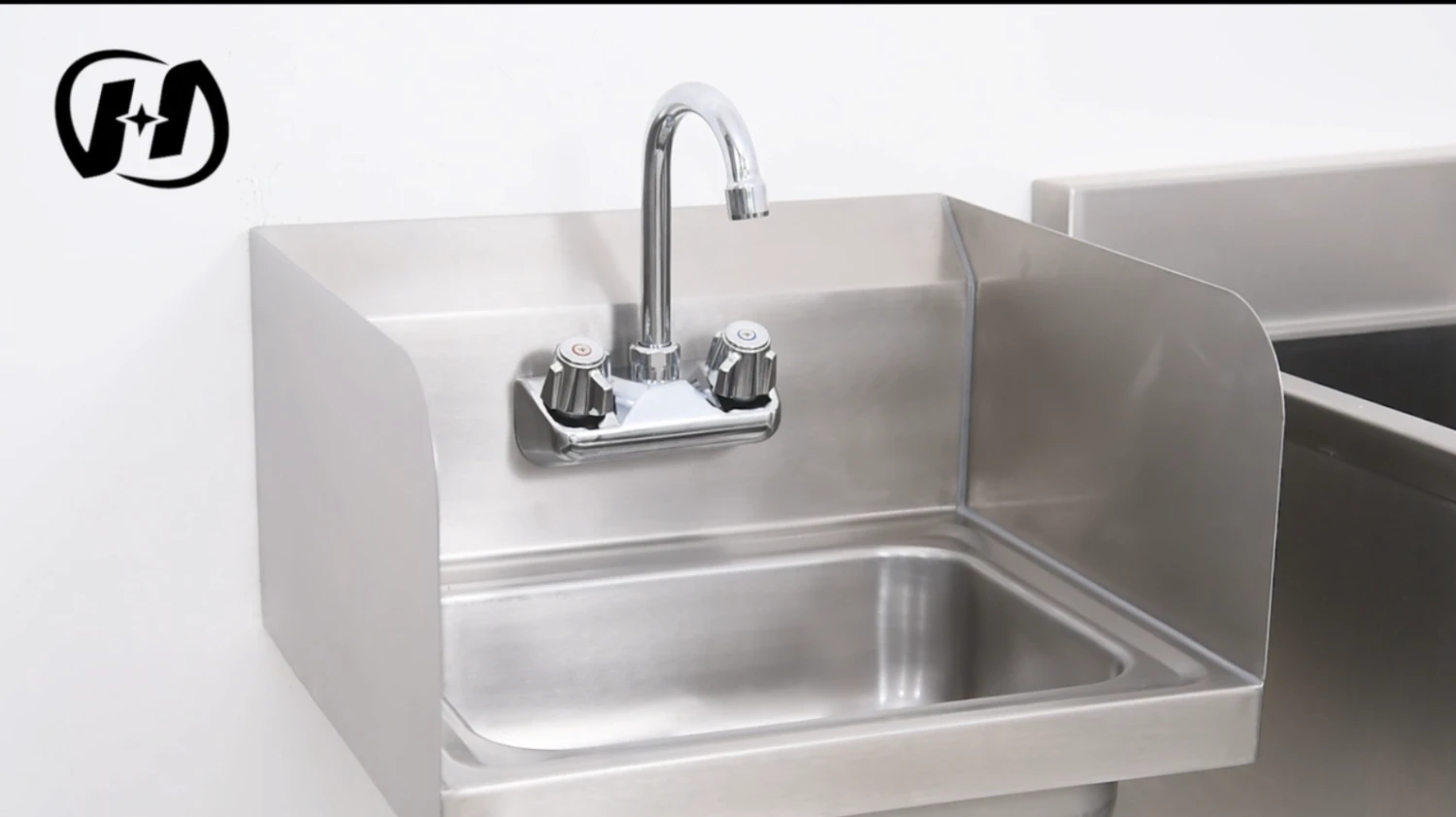 Tainless Steel Sink For Washing With Faucet And Side Splash, NSF Commercial Wall Mount Hand Basin For Restaurant, Kitchen And Home, 17 X 15 Inches 6 Tainless Steel Sink For Washing With Faucet And Side Splash, NSF Commercial Wall Mount Hand Basin For Restaurant, Kitchen And Home, 17 X 15 Inches - Image 6