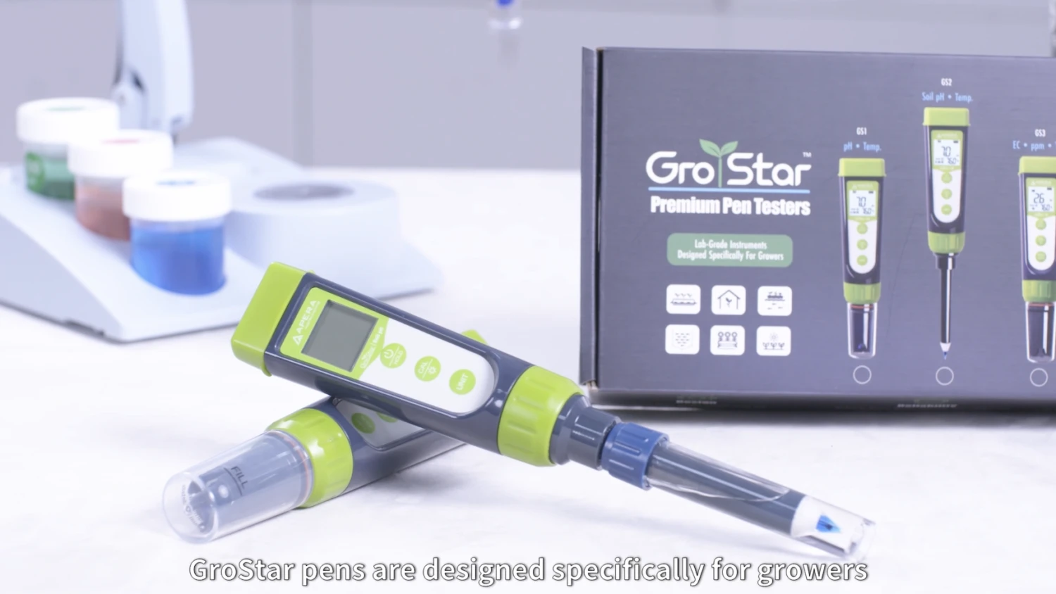 Apera GroStar Series GS1 PH Pen Tester Kit (Gen II) With Replaceable Double-Junction PH Probe For Hydroponics Water Quality Testing 5 Apera GroStar Series GS1 PH Pen Tester Kit (Gen II) With Replaceable Double-Junction PH Probe For Hydroponics Water Quality Testing - Image 5