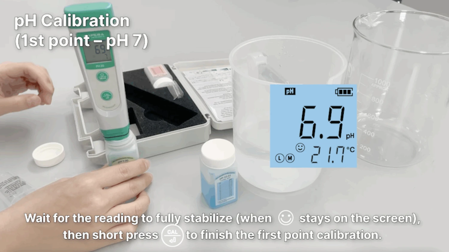 APERA INSTRUMENTS AI209 Value Series PH20 Waterproof PH Tester Kit, ±0.1 PH Accuracy 5 APERA INSTRUMENTS AI209 Value Series PH20 Waterproof PH Tester Kit, ±0.1 PH Accuracy - Image 5